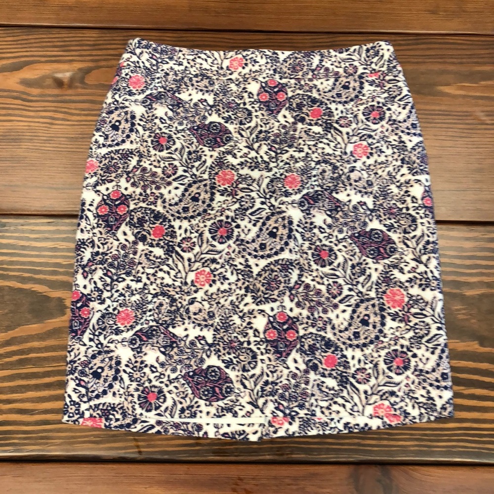 Ann Taylor Floral Print Skirt